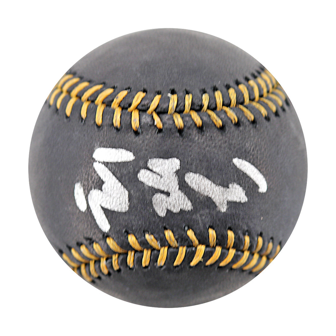 Hong-Chin Kuo Los Angeles Dodgers Autographed Signed Black Leather Baseball (Steiner COA)