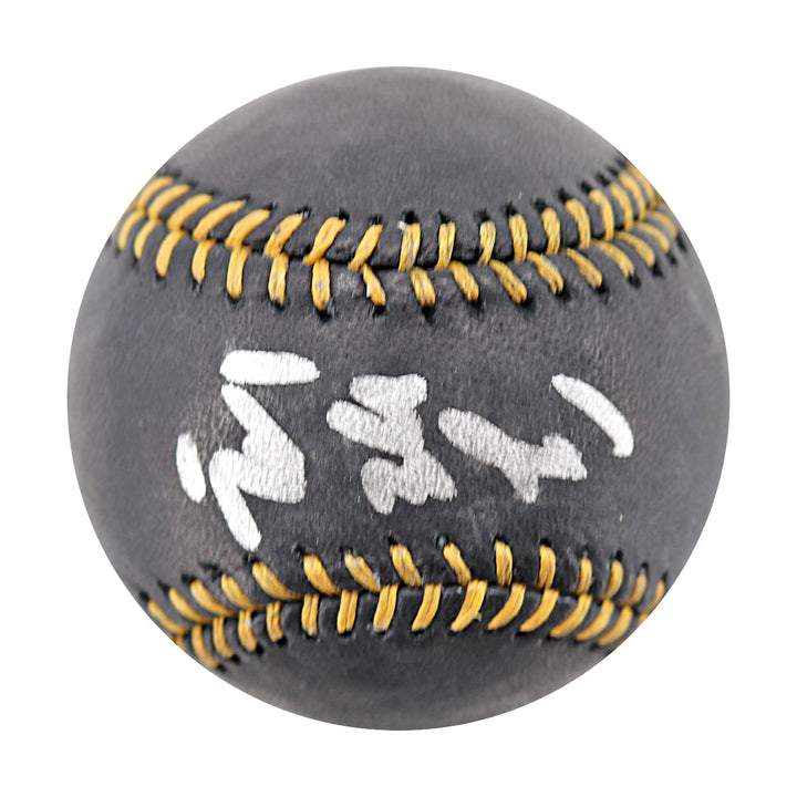 Hong-Chin Kuo Los Angeles Dodgers Autographed Signed Black Leather Baseball (Steiner COA)