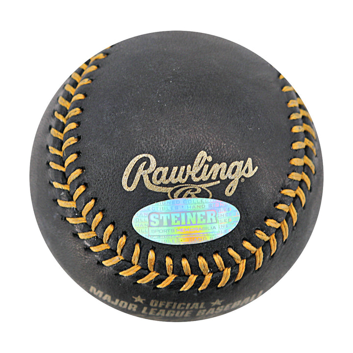 Hong-Chin Kuo Los Angeles Dodgers Autographed Signed Black Leather Baseball (Steiner COA)
