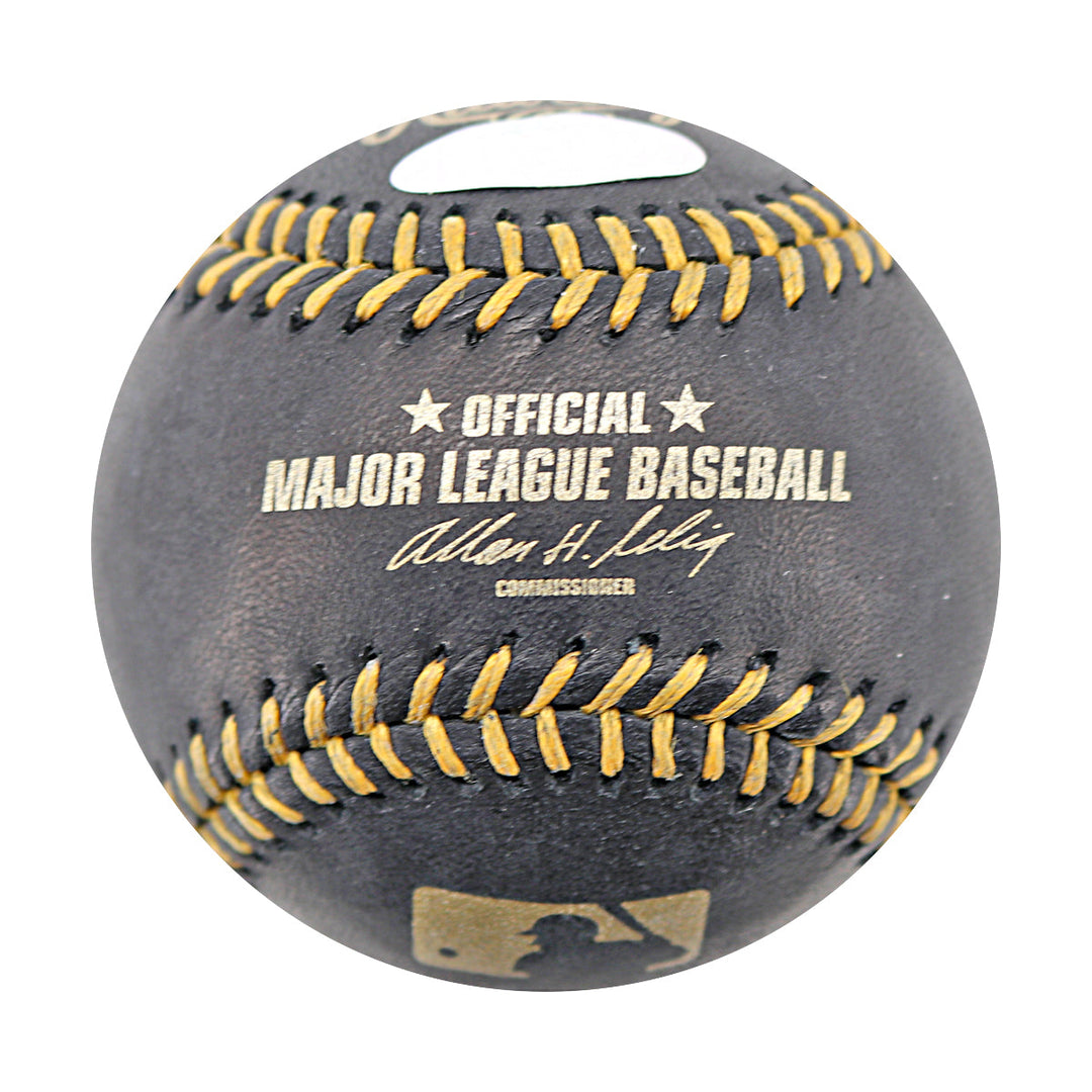 Hong-Chin Kuo Los Angeles Dodgers Autographed Signed Black Leather Baseball (Steiner COA)