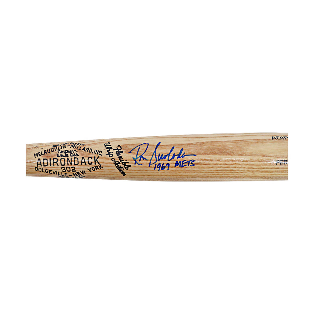 Ron Swoboda New York Mets Autographed Signed and Inscribed Adirondack Personal Model Bat (Classic Legend Holo)