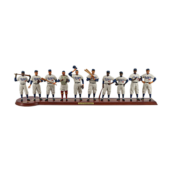 1955 Brooklyn Dodgers Danbury Mint Cooperstown Collection Starting Lineup & Manager Team Figures - 1