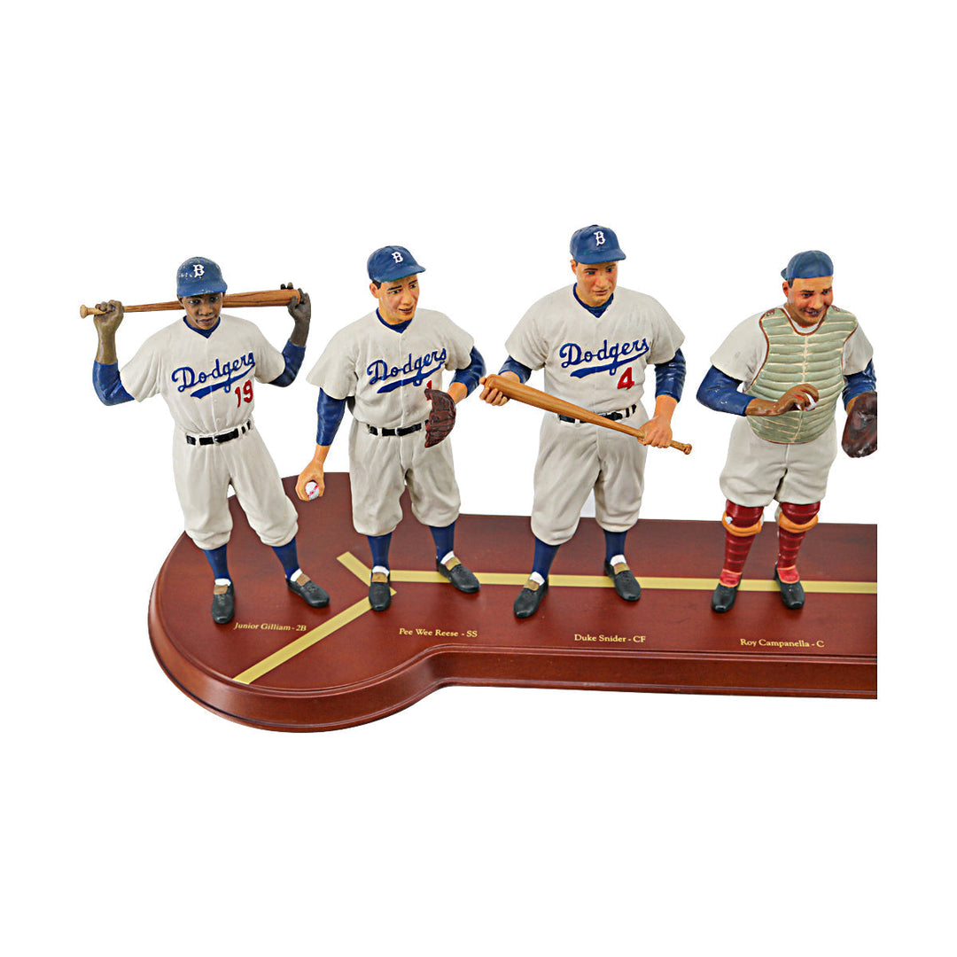 1955 Brooklyn Dodgers Danbury Mint Cooperstown Collection Starting Lineup & Manager Team Figures - 1