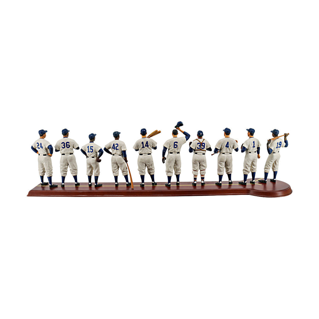 1955 Brooklyn Dodgers Danbury Mint Cooperstown Collection Starting Lineup & Manager Team Figures - 1