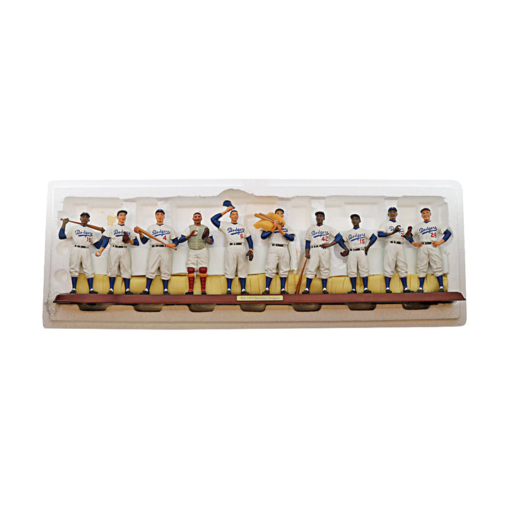 1955 Brooklyn Dodgers Danbury Mint Cooperstown Collection Starting Lineup & Manager Team Figures - 1
