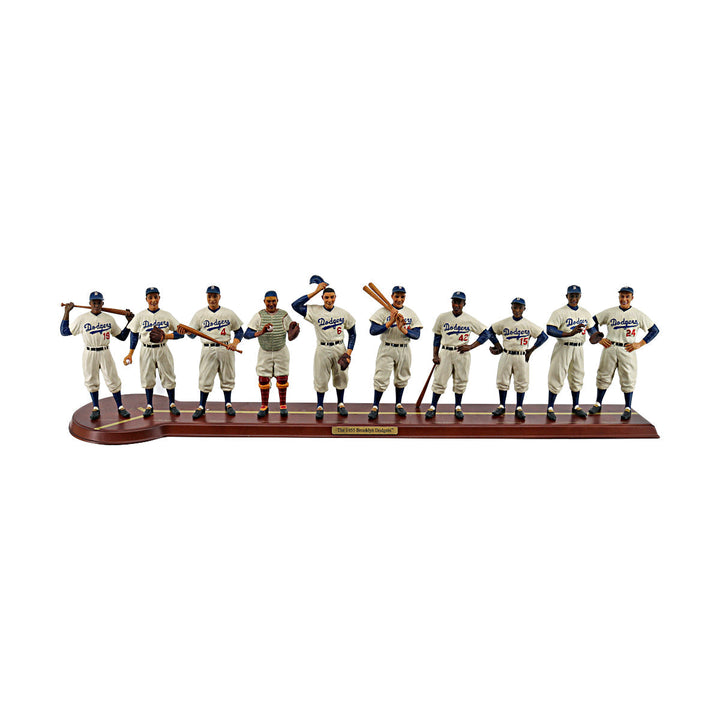 1955 Brooklyn Dodgers Danbury Mint Cooperstown Collection Starting Lineup & Manager Team Figures - 2