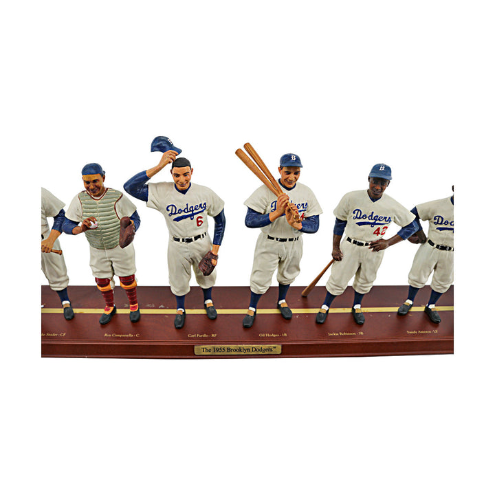 1955 Brooklyn Dodgers Danbury Mint Cooperstown Collection Starting Lineup & Manager Team Figures - 2