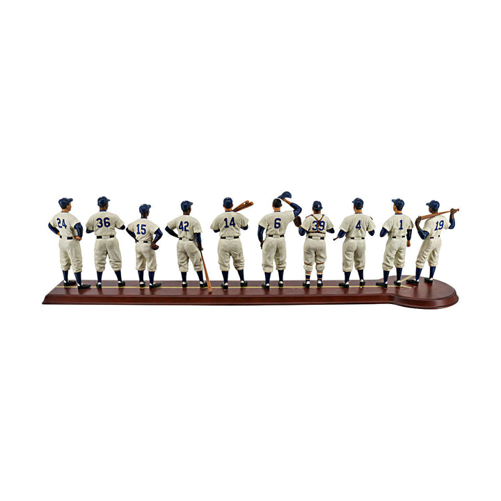 1955 Brooklyn Dodgers Danbury Mint Cooperstown Collection Starting Lineup & Manager Team Figures - 2