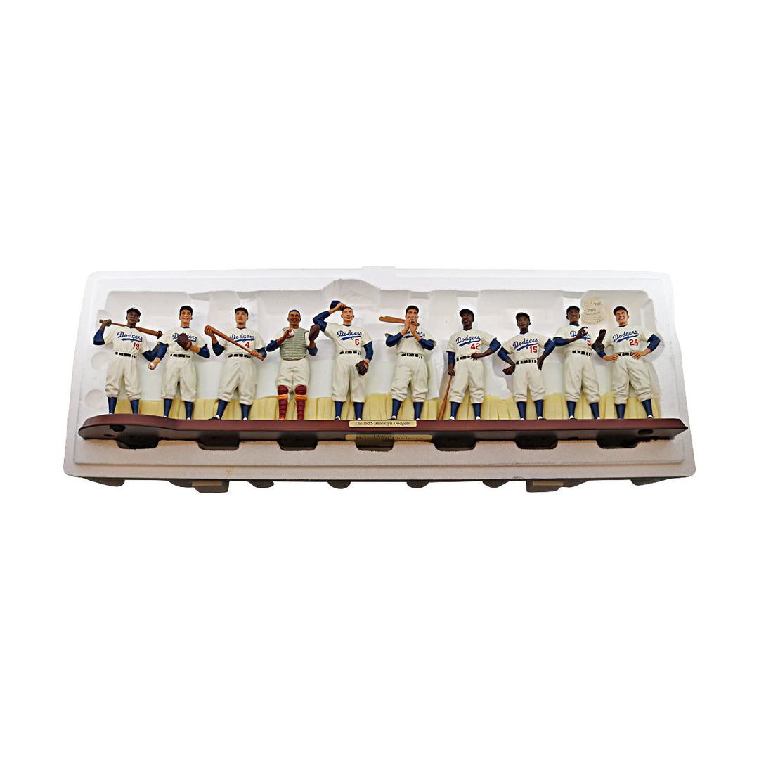 1955 Brooklyn Dodgers Danbury Mint Cooperstown Collection Starting Lineup & Manager Team Figures - 2