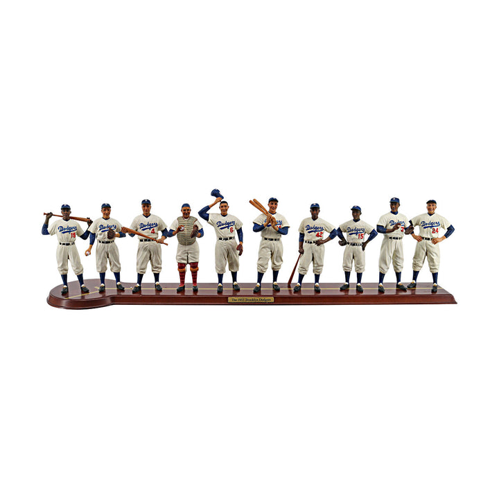 1955 Brooklyn Dodgers Danbury Mint Cooperstown Collection Starting Lineup & Manager Team Figures - 3