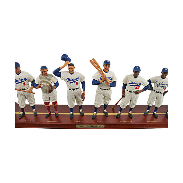 1955 Brooklyn Dodgers Danbury Mint Cooperstown Collection Starting Lineup & Manager Team Figures - 3