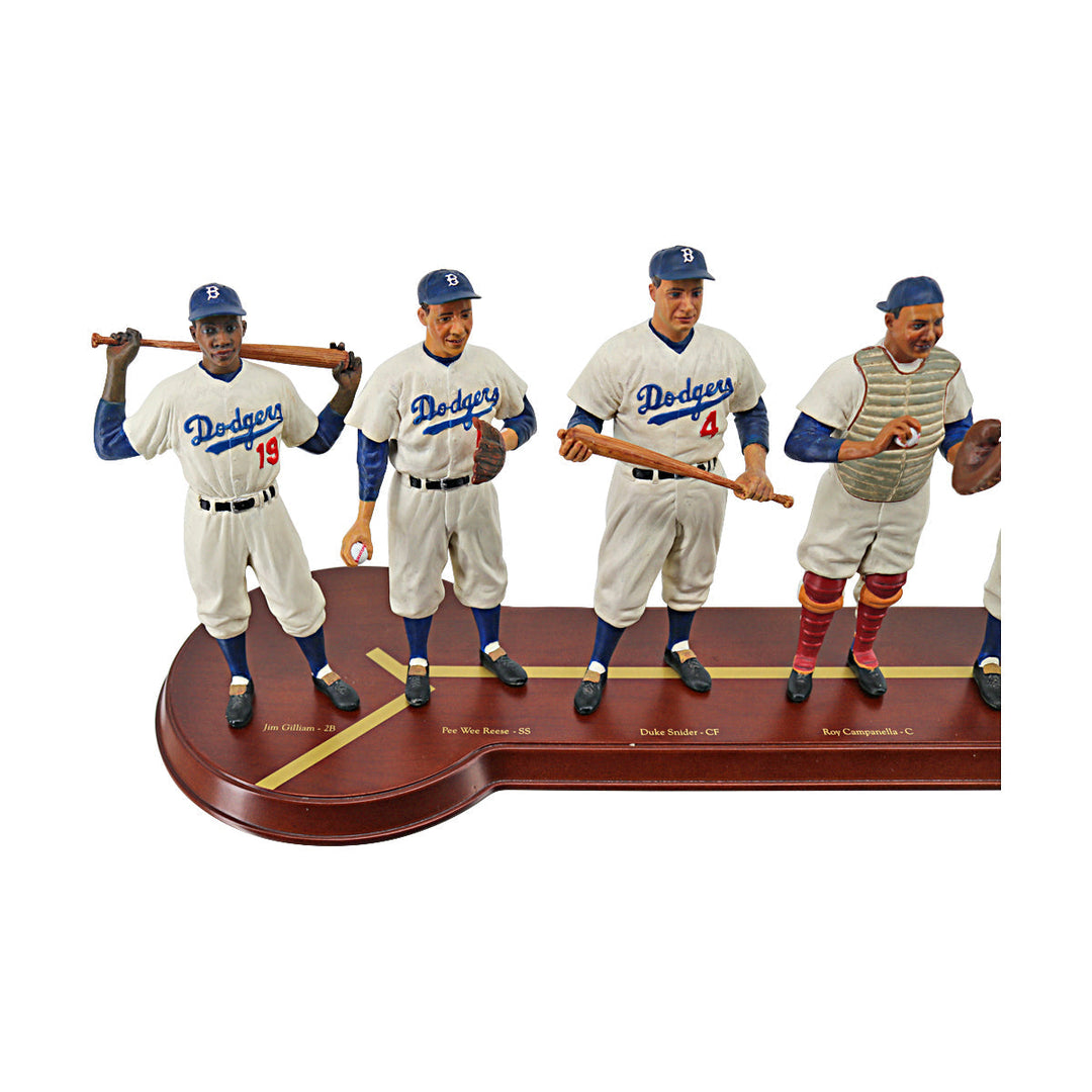 1955 Brooklyn Dodgers Danbury Mint Cooperstown Collection Starting Lineup & Manager Team Figures - 3