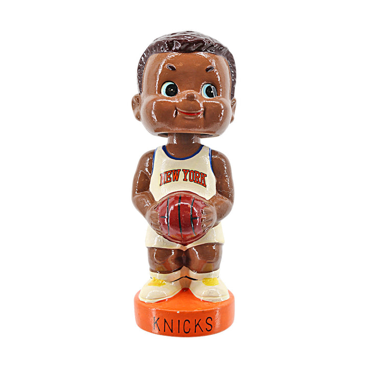 New York Knicks Vintage Black Big Nodder Piggy Bank