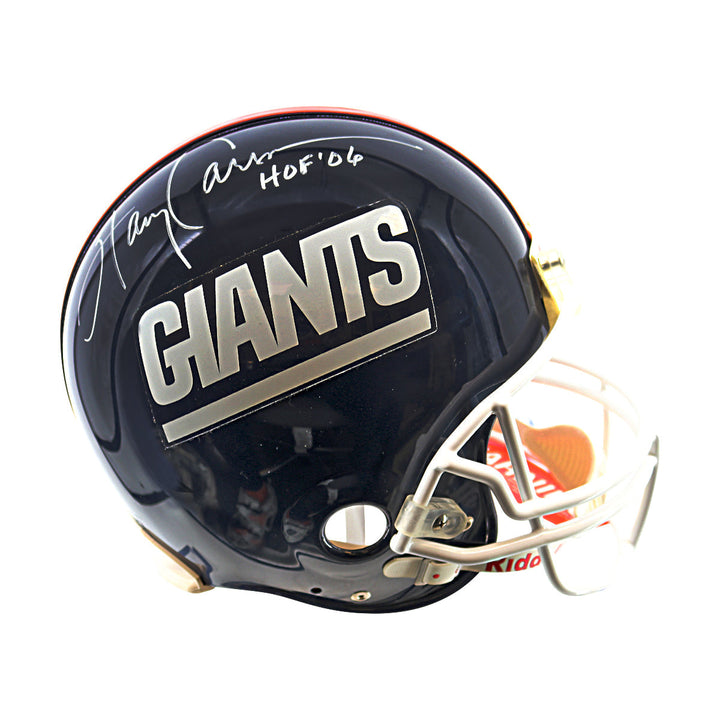 Harry Carson New York Giants Autographed Signed Inscribed Authentic Full Size Helmet with HOF (Steiner COA)