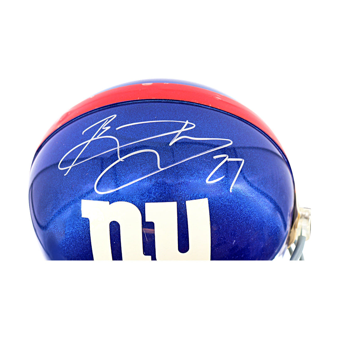 Brandon Jacobs New York Giants Autographed Signed Authentic Full Size Riddell Helmet (Steiner Holo