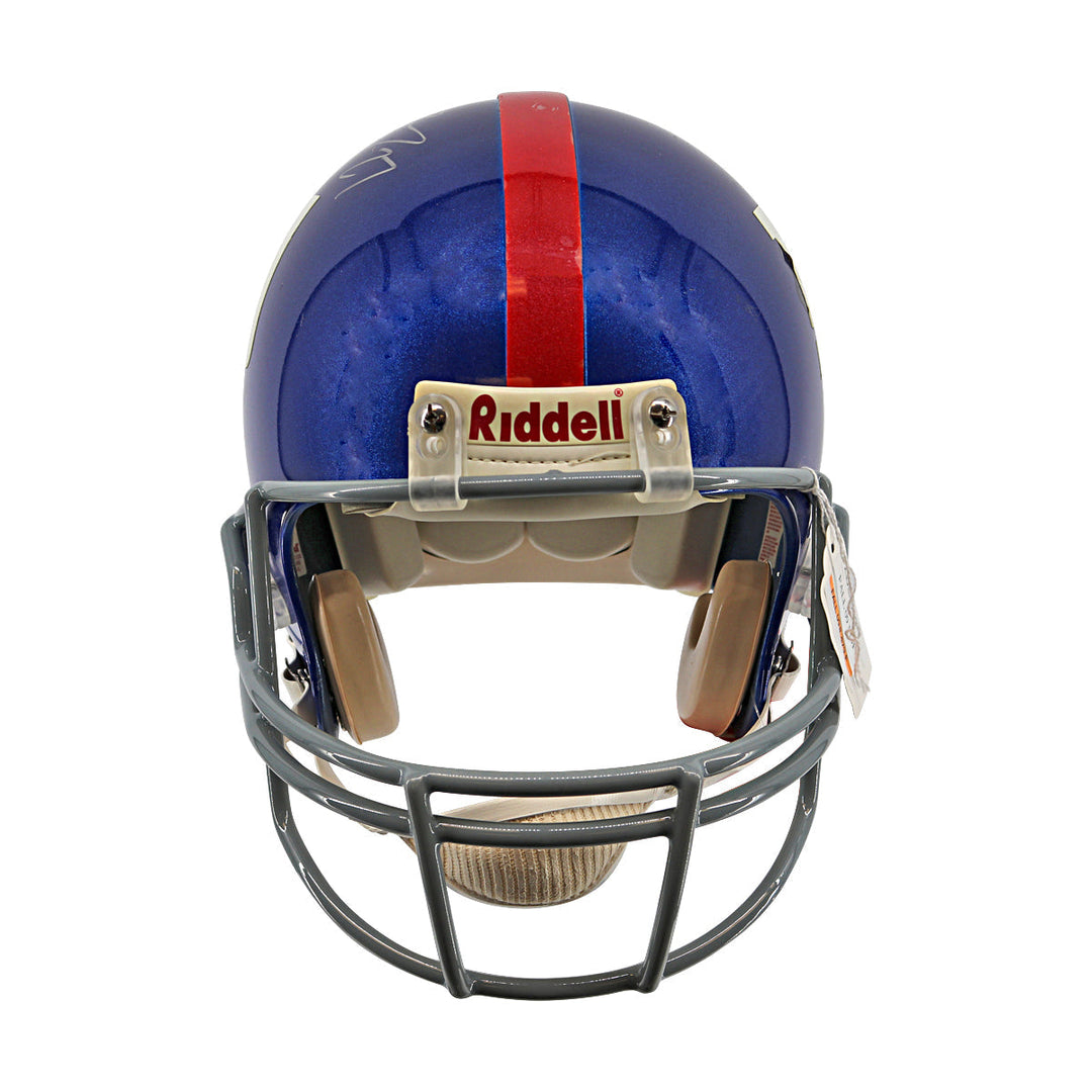 Brandon Jacobs New York Giants Autographed Signed Authentic Full Size Riddell Helmet (Steiner Holo