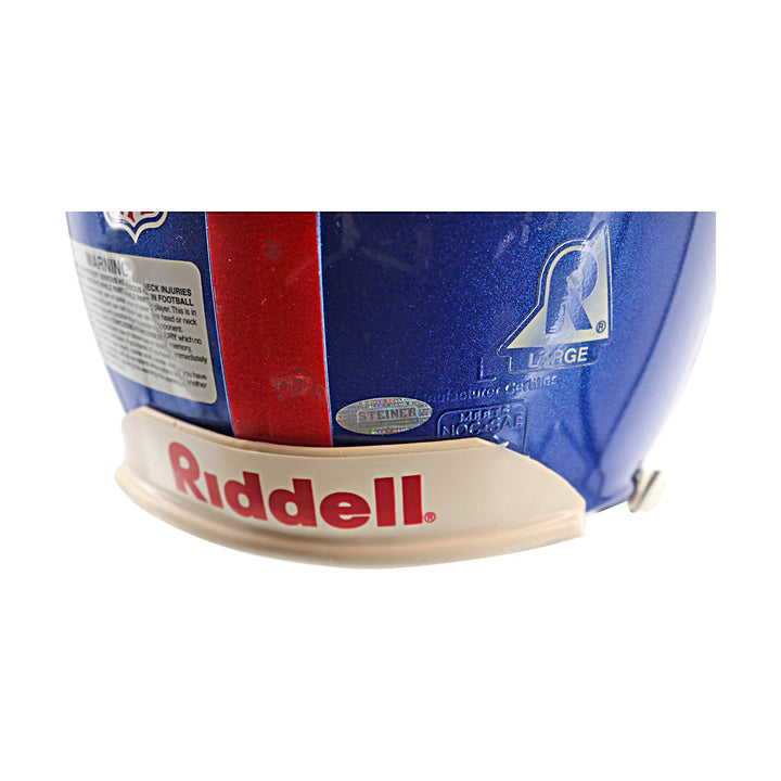 Brandon Jacobs New York Giants Autographed Signed Authentic Full Size Riddell Helmet (Steiner Holo