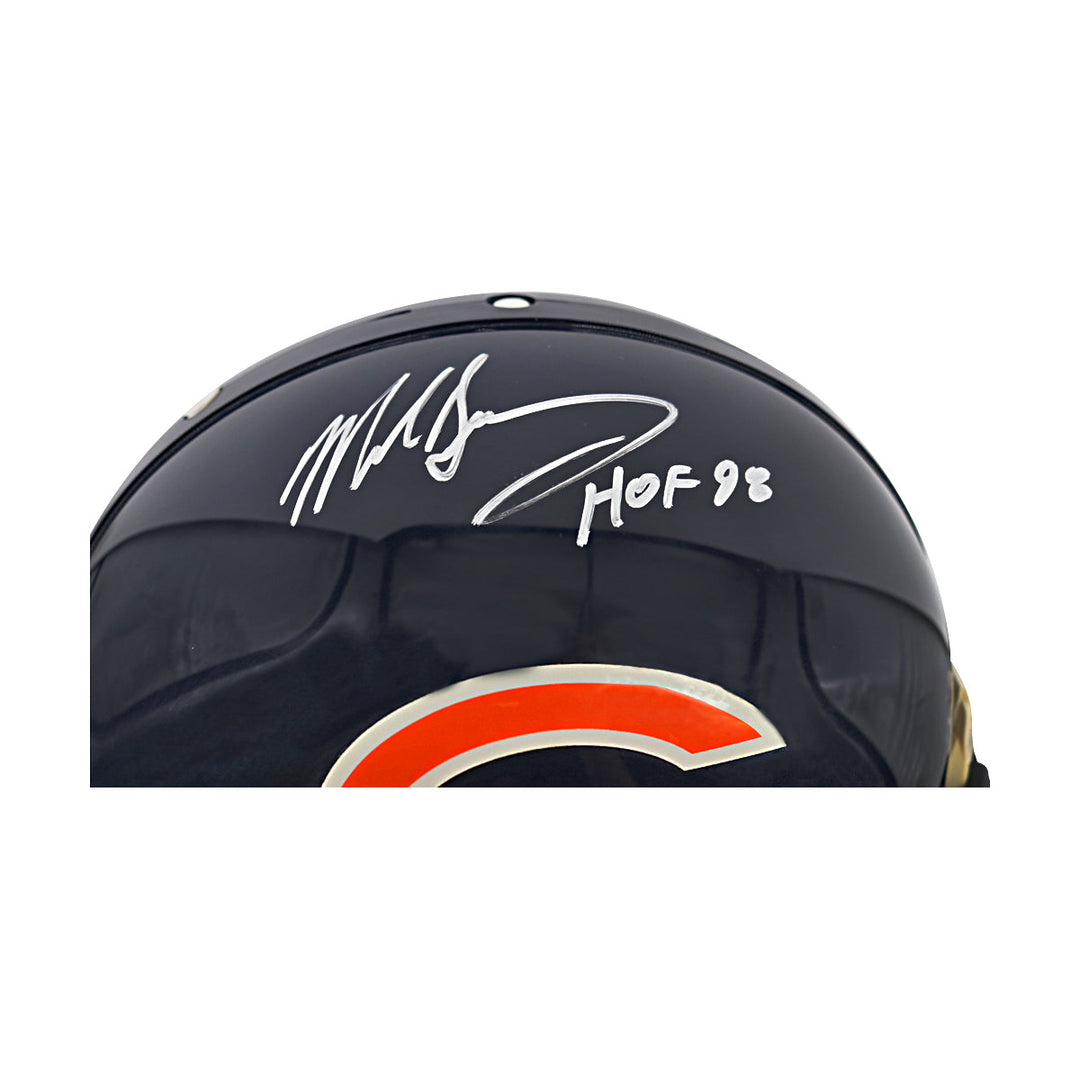 Mike Singletary Chicago Bears Autographed Signed Inscribed Authentic Full Size Riddell Helmet (Mike Singletary Holo