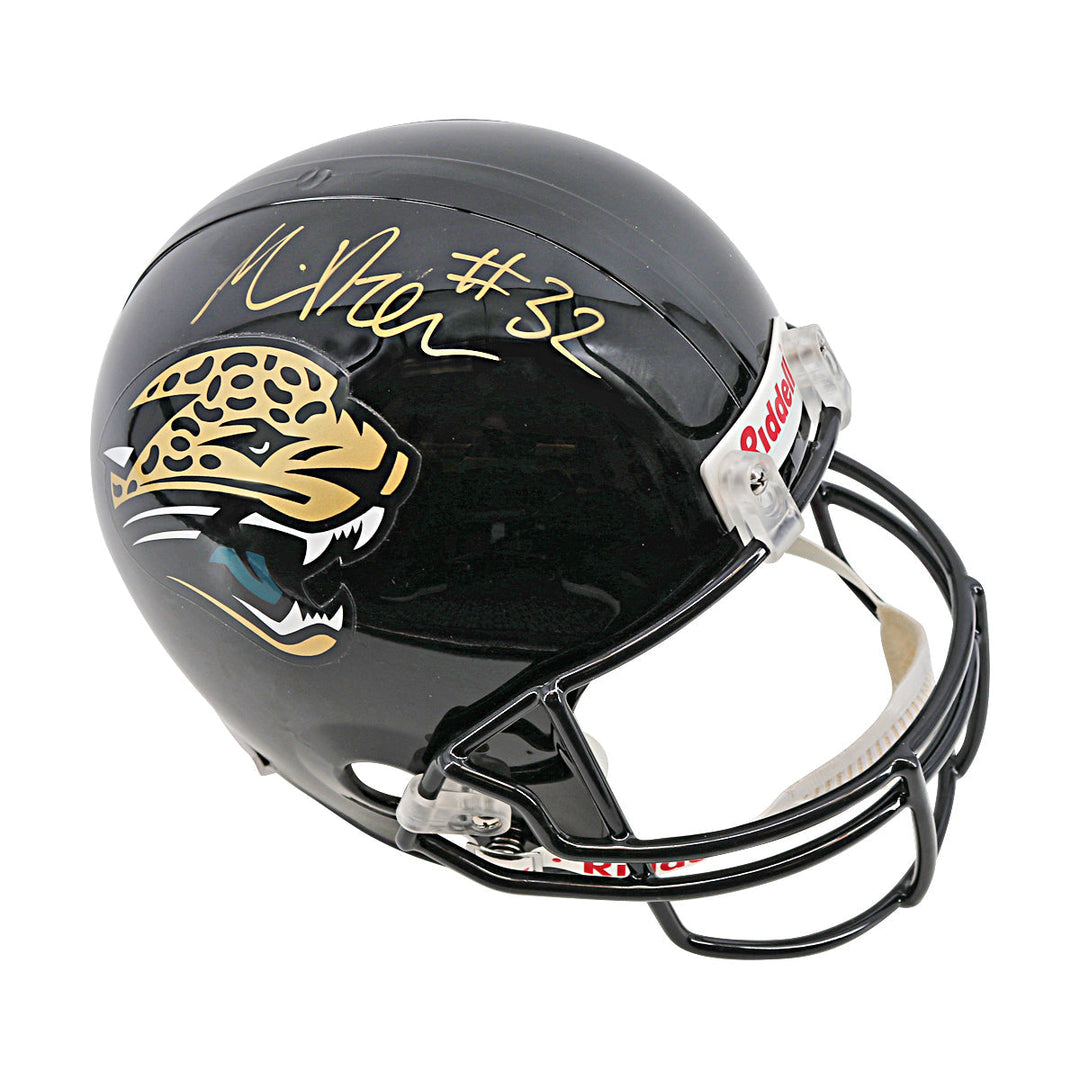 Maurice Jones-Drew Jacksonville Jaguars Autographed Signed Riddell Full Size Replica Helmet (JSA COA #CA10686)