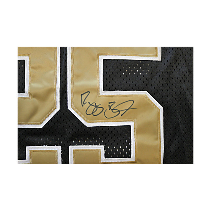 Reggie Bush New Orleans Saints Autographed Signed Black Reebok Jersey Size: 54 (Bush Holo)