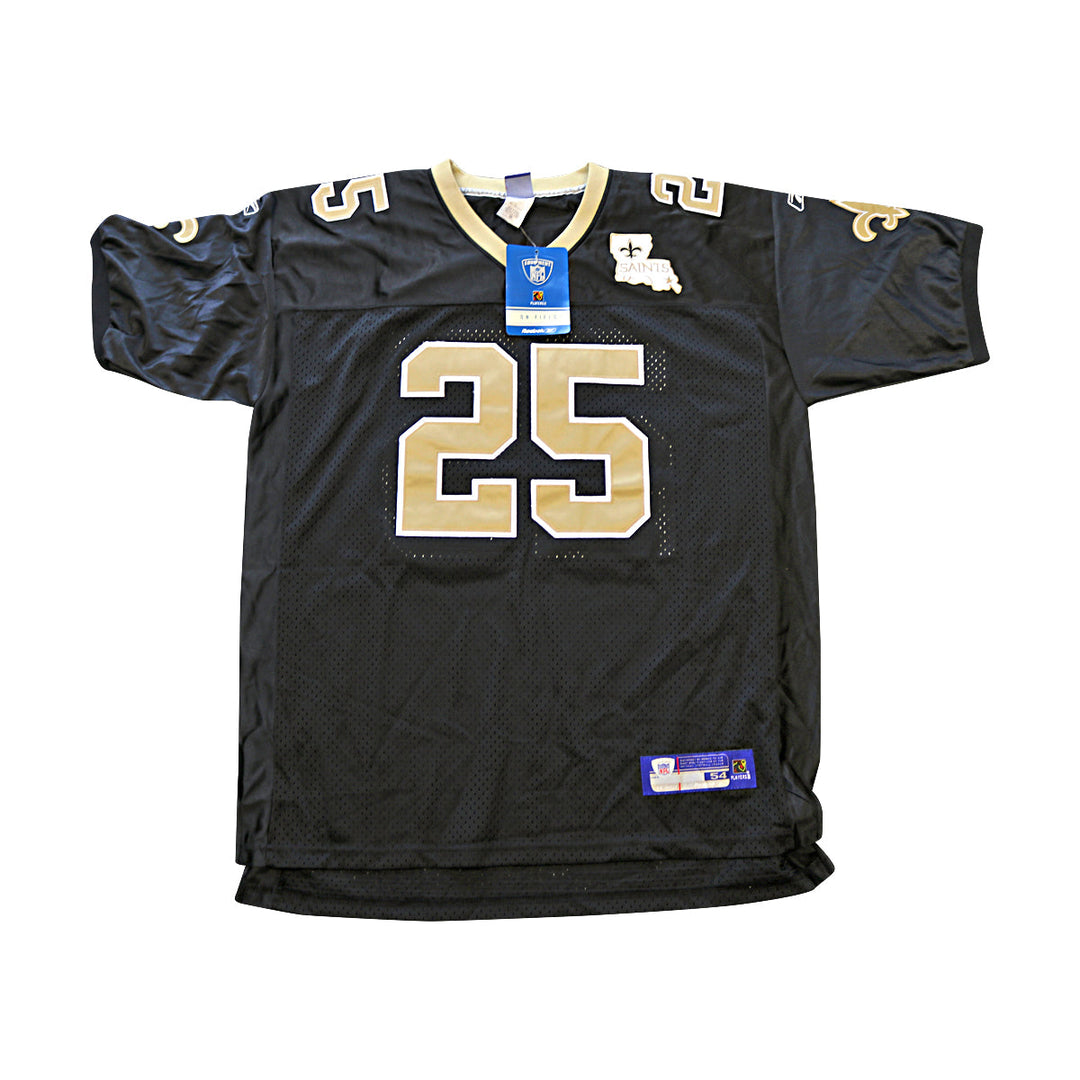 Reggie Bush New Orleans Saints Autographed Signed Black Reebok Jersey Size: 54 (Bush Holo)