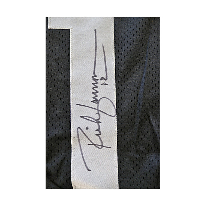 Rich Gannon Oakland Raiders Autographed Signed Black Official Wilson Jersey Size: XL (Steiner COA)