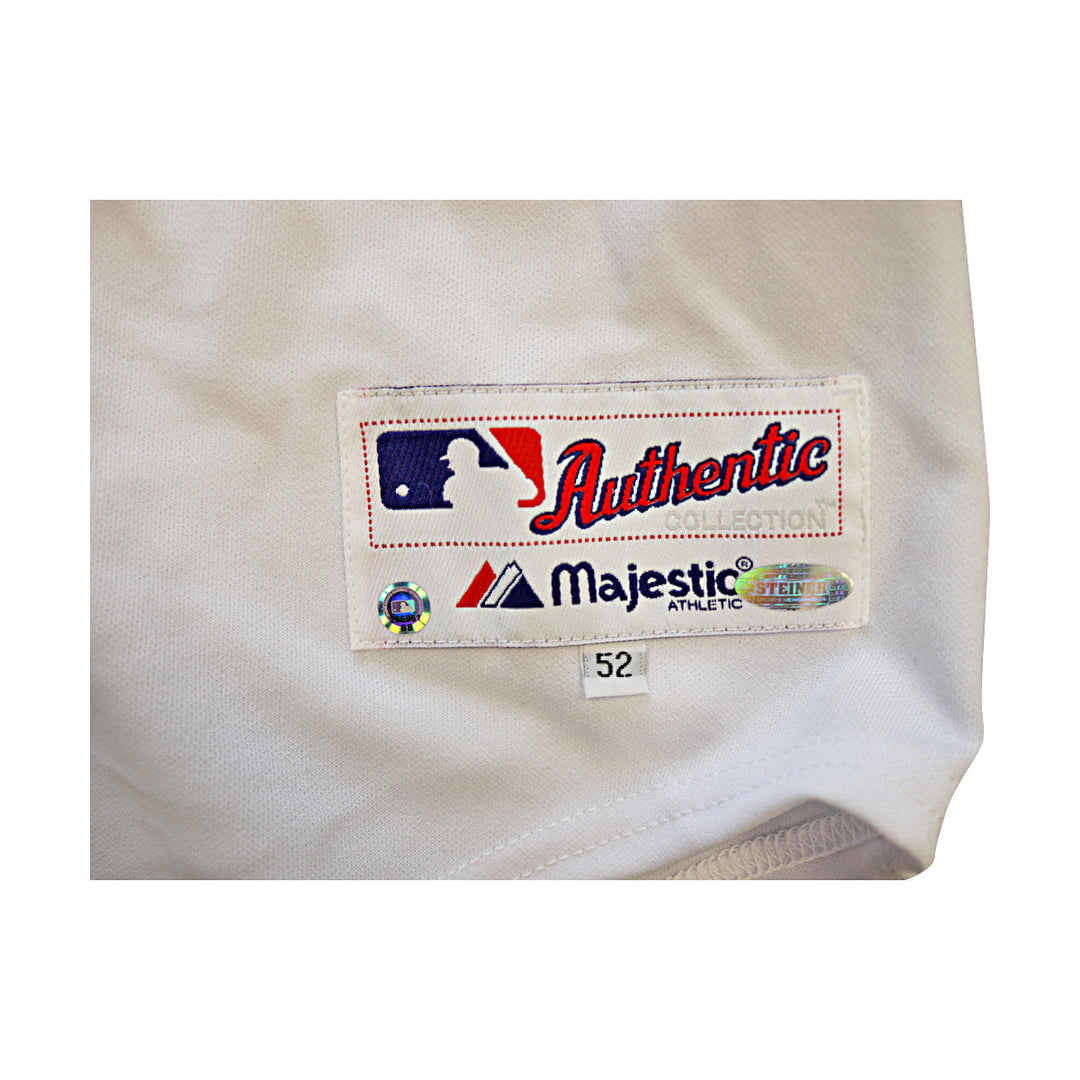 Paul LoDuca New York Mets Autographed Signed Solid White Authentic Jersey Size: 52 (Steiner COA)