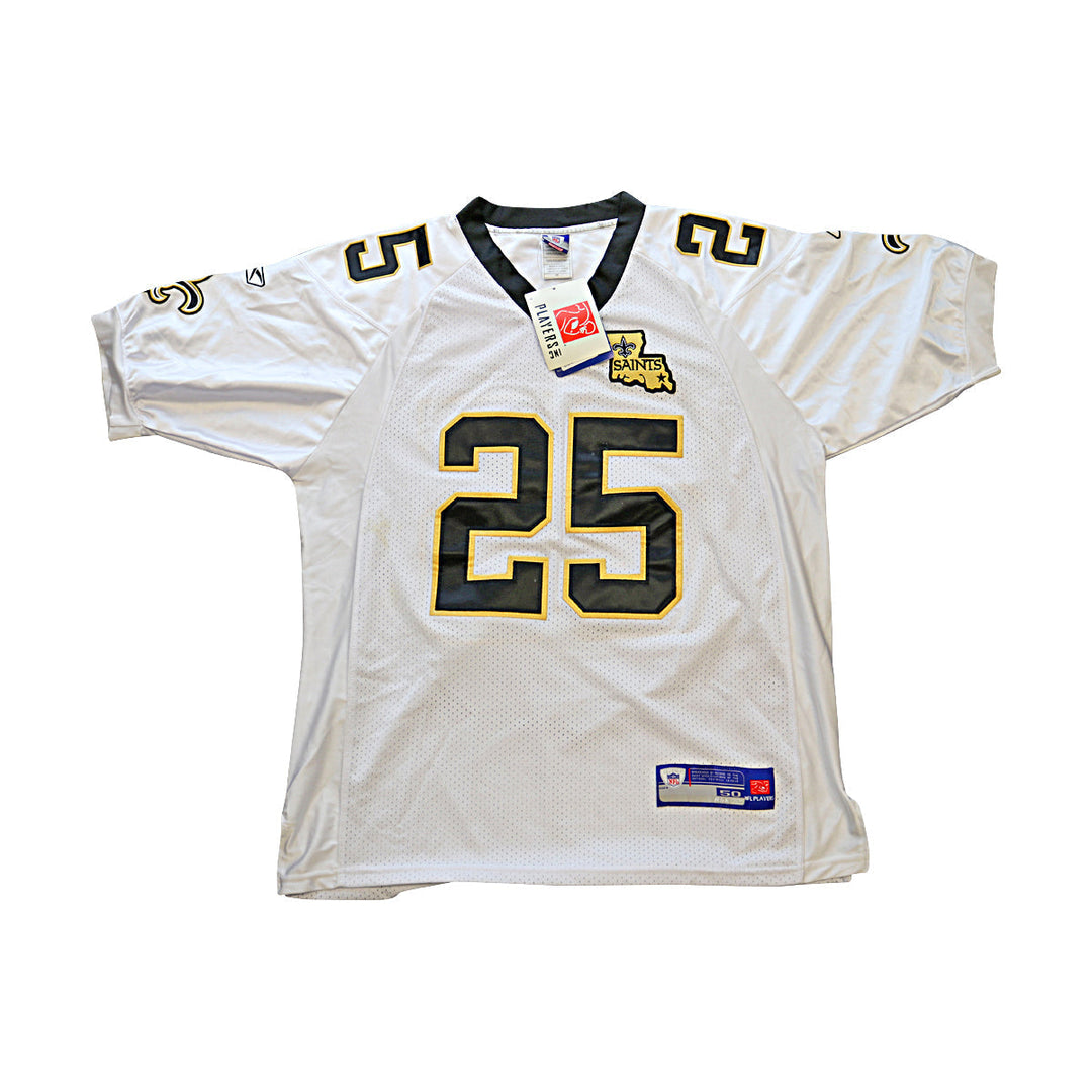 Reggie Bush New Orleans Saints Autographed Signed White Reebok Jersey Size: 50 (Bush Holo)