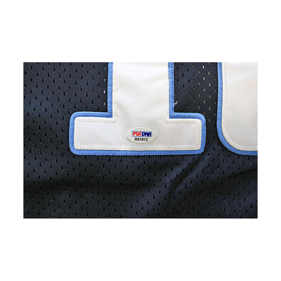 Vince Young Tennessee Titans Autographed Signed Authentic Blue Jersey Size: 50 (PSA)