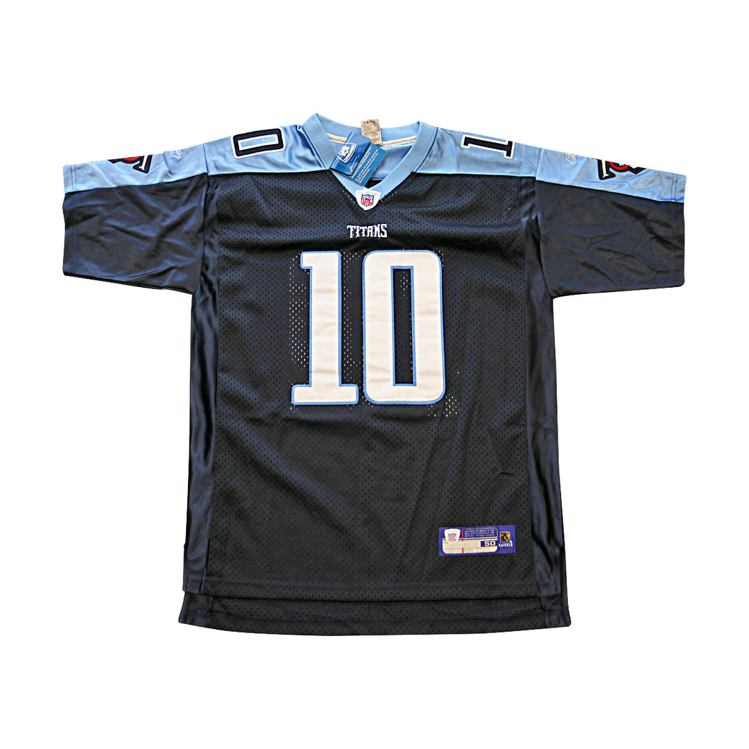 Vince Young Tennessee Titans Autographed Signed Authentic Blue Jersey Size: 50 (PSA)