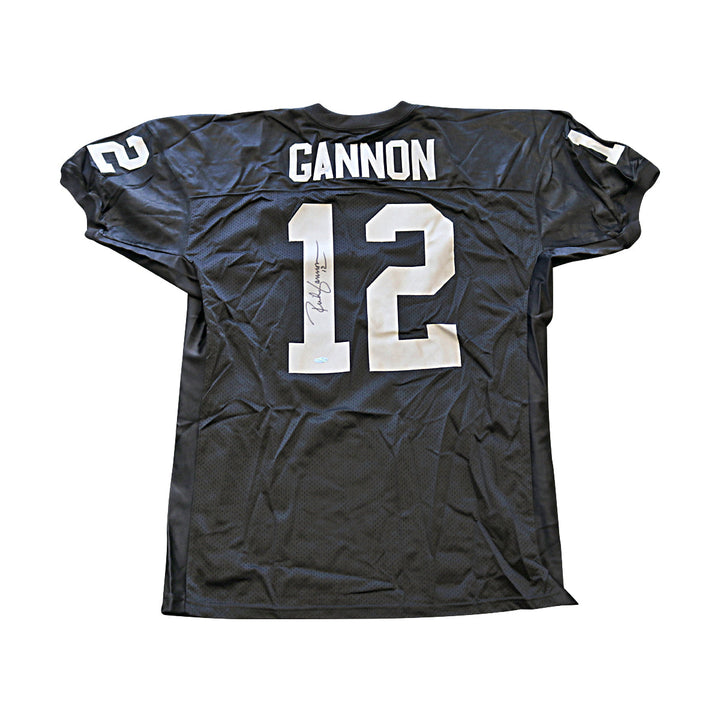 Rich Gannon Oakland Raiders Autographed Signed Black Official Wilson Jersey Size: XXL (Steiner COA)