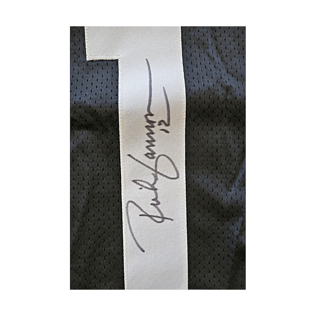 Rich Gannon Oakland Raiders Autographed Signed Black Official Wilson Jersey Size: XXL (Steiner COA)