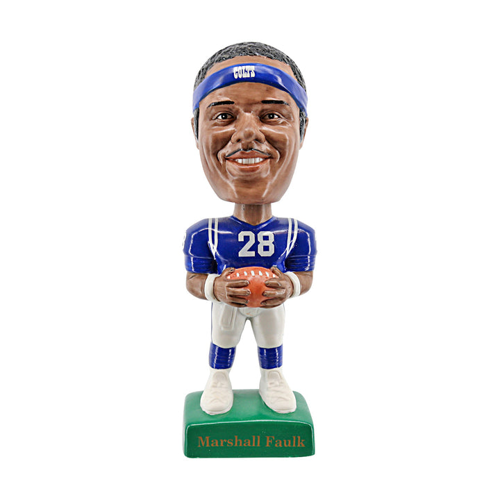 Marshall Faulk Inidanapolis Colts Home Jersey SAM Bobblehead #1460/3000