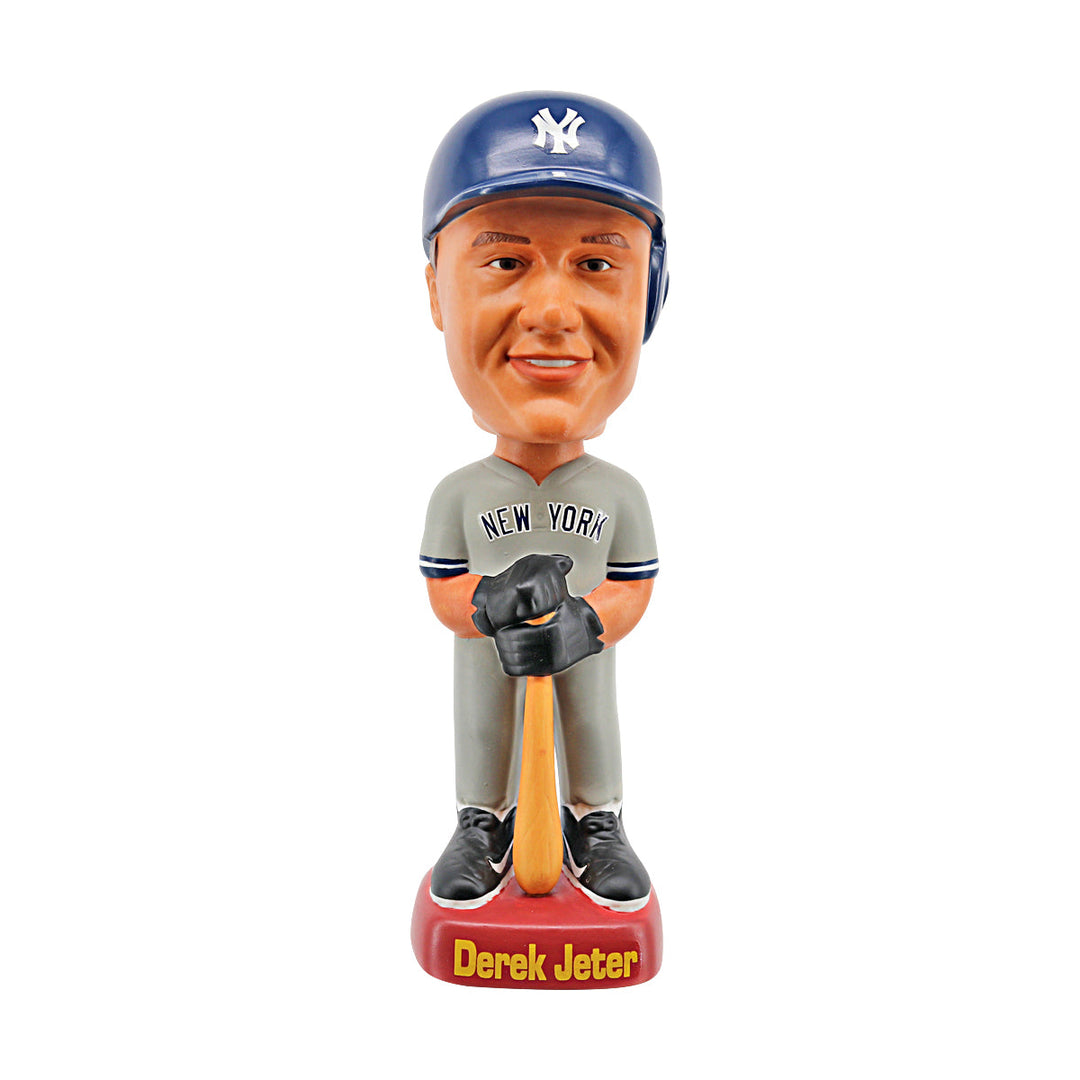Derek Jeter New York Yankees Gray Jersey SAM Bobblehead #4521/5000