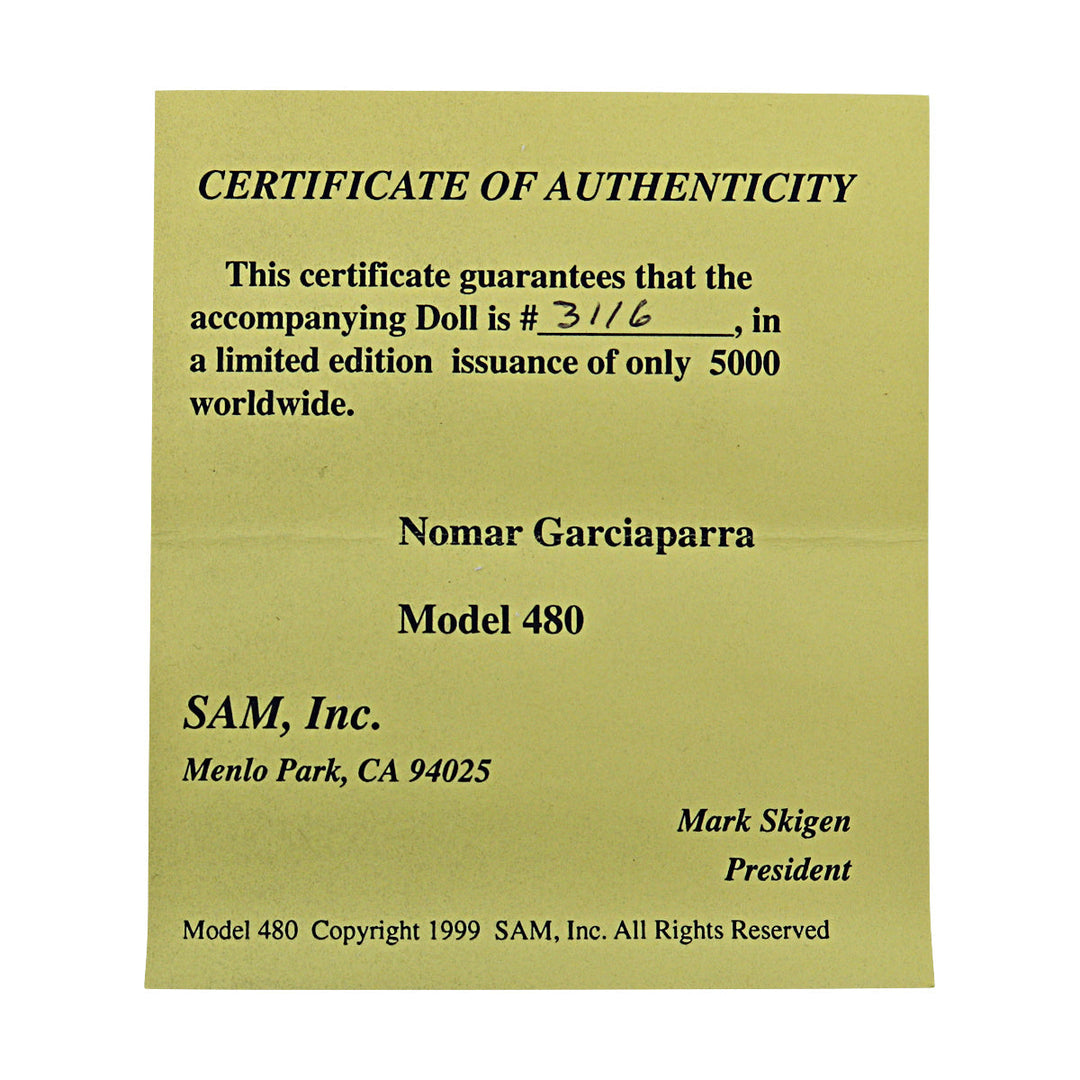 Nomar Garciaparra Boston Red Sox SAM Bobblehead #3116/5000