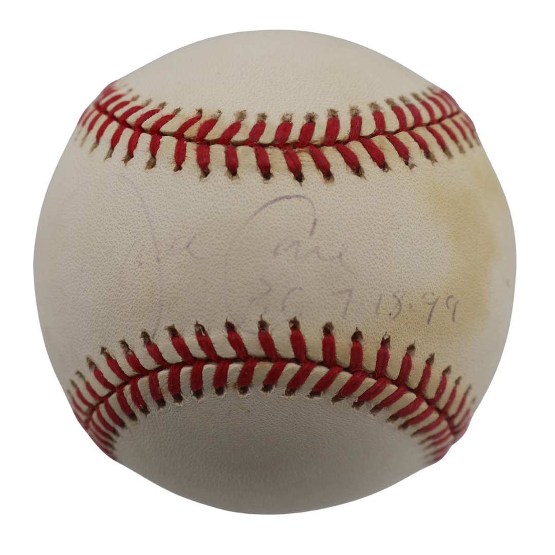 David Cone New York Yankees Autographed Inscribed OAL Baseball FADED (All American Holo)