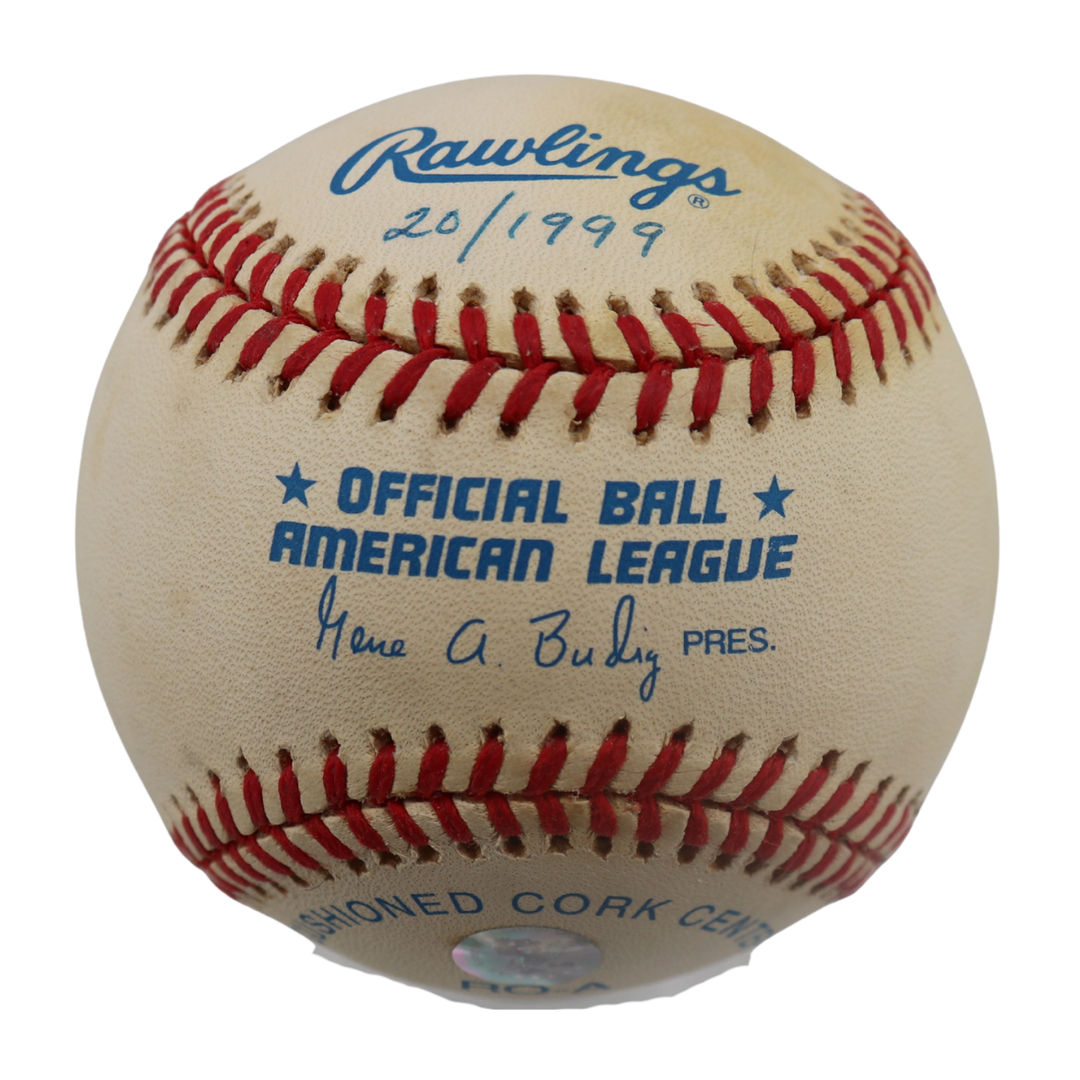 David Cone New York Yankees Autographed Inscribed OAL Baseball FADED (All American Holo)