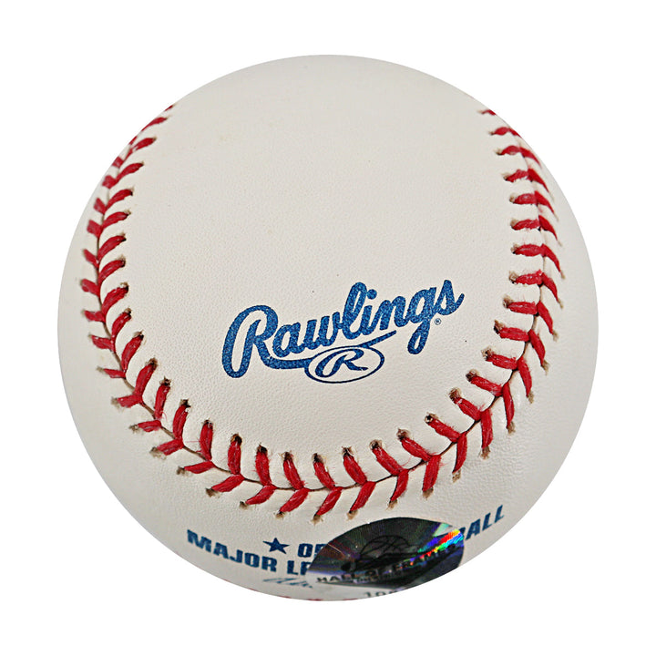 Jim Abbott New York Yankees Autographed Signed Inscribed OMLB Baseball (Hall Of Frames Holo)