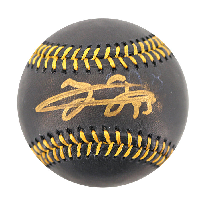 Frank Thomas Chicago White Sox Autographed Signed Black Leather Baseball (Schwartz Sports COA #A573110)