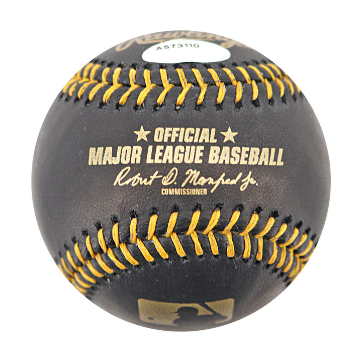 Frank Thomas Chicago White Sox Autographed Signed Black Leather Baseball (Schwartz Sports COA #A573110)