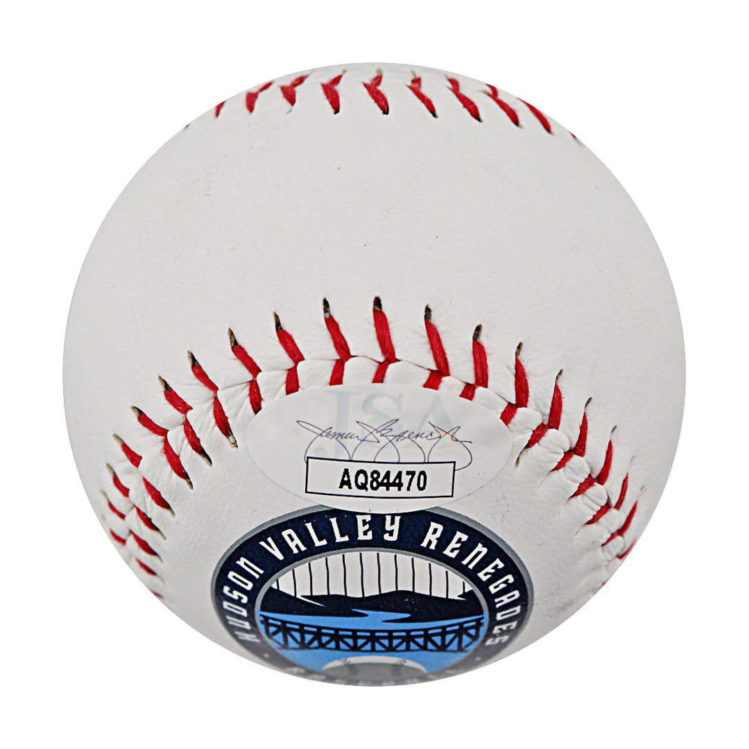 Spencer Jones New York Yankees Autographed Signed Hudson Valley Renegades Baseball (JSA Holo #AQ84470)