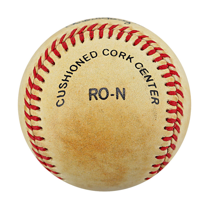 Leo Durocher Dodgers Giants Autographed Signed Chub Feeney ONL Baseball (PSA Holo #U47028)