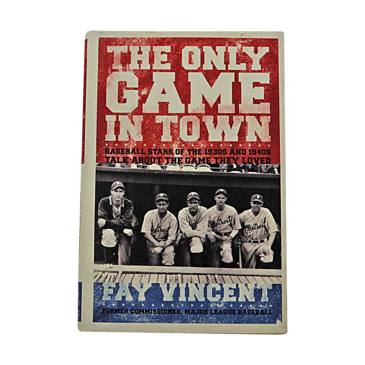 Fay Vincent Commissioner Autographed Signed The Only Game In Town Book (JSA COA #CA12760)