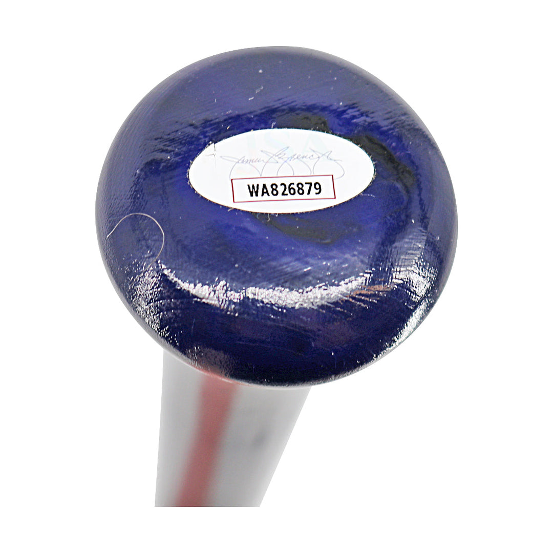 Oswald Peraza New York Yankees Autographed Signed Cooperstown Engraved Bat (JSA COA #WA826879)