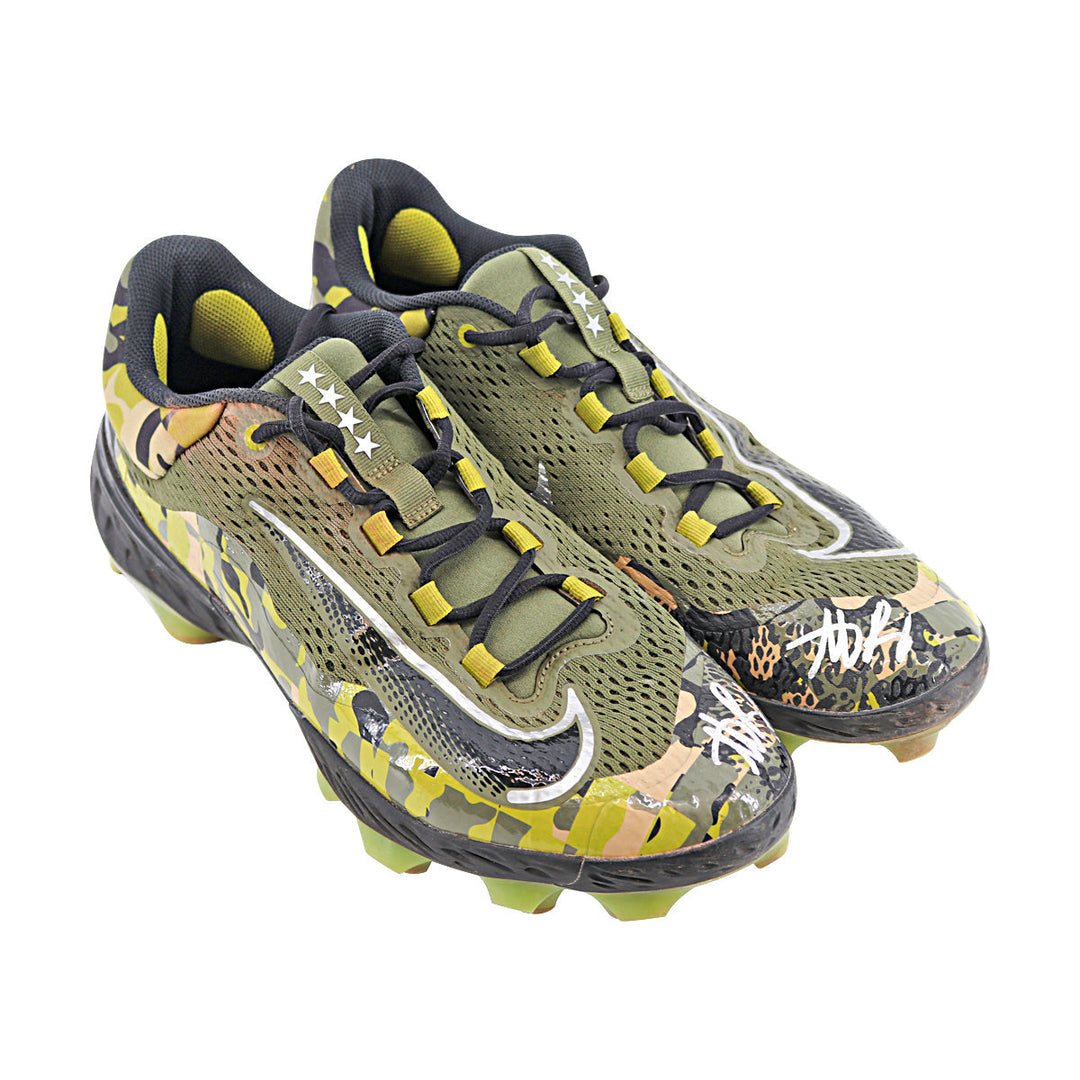 Anthony Rizzo New York Yankees Autographed Signed Game Used Armed Forces Day Cleats (Fanatics & MLB Auth)