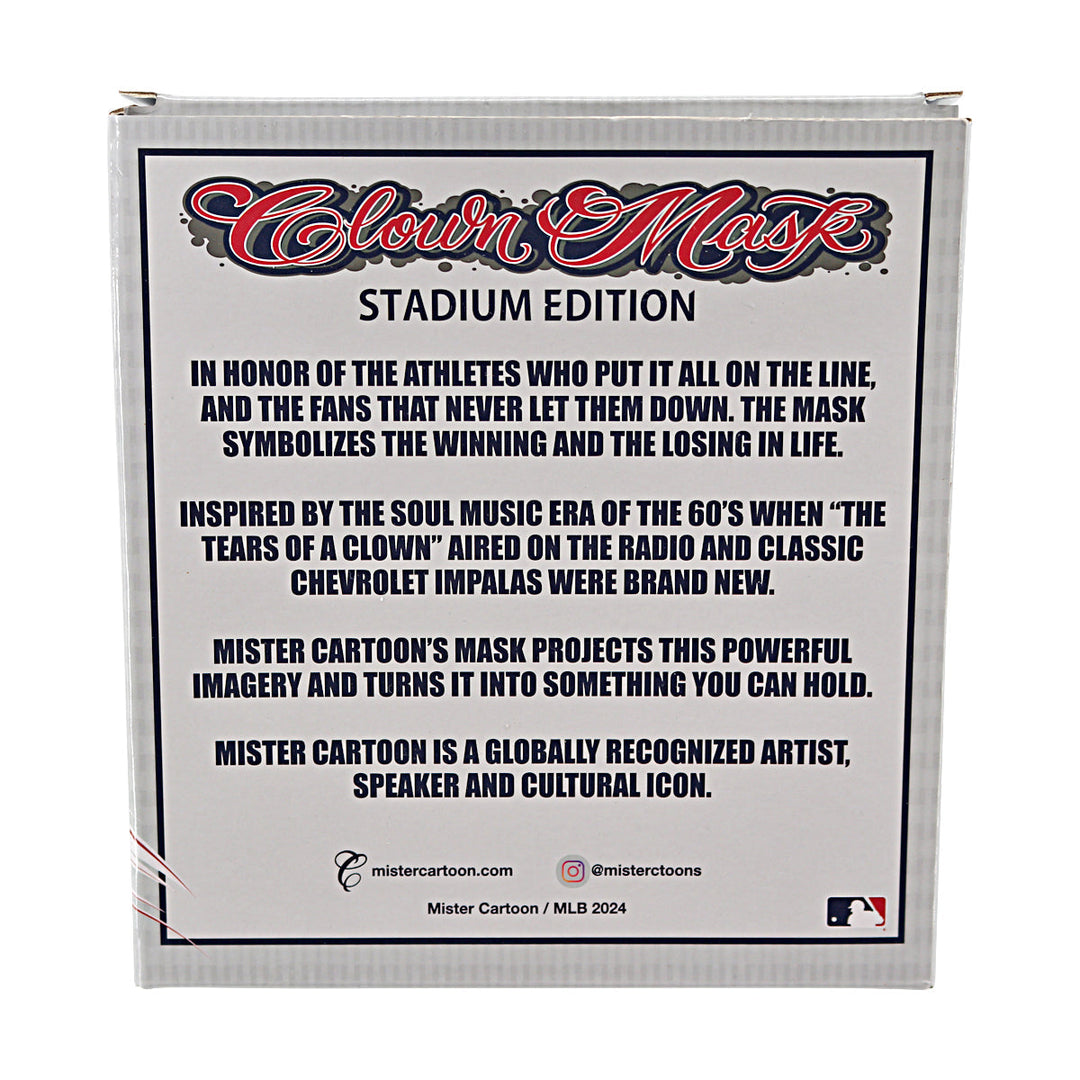 2024 MLB All Star Game Mister Cartoon Clown Mask