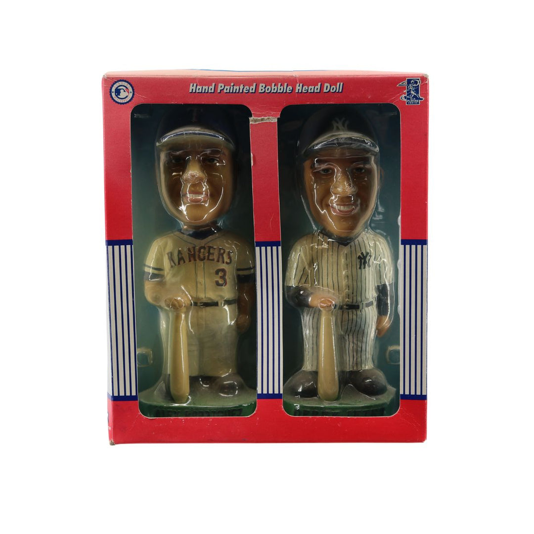 Derek Jeter & Alex Rodriguez Yankees Rangers Dual Bobble Dobbles Set