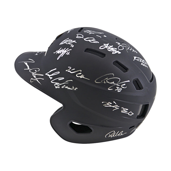 2019 Scranton/Wilkes-Barre Rail Riders Team Signed Batting Helmet (Beckett & Steiner Auth)