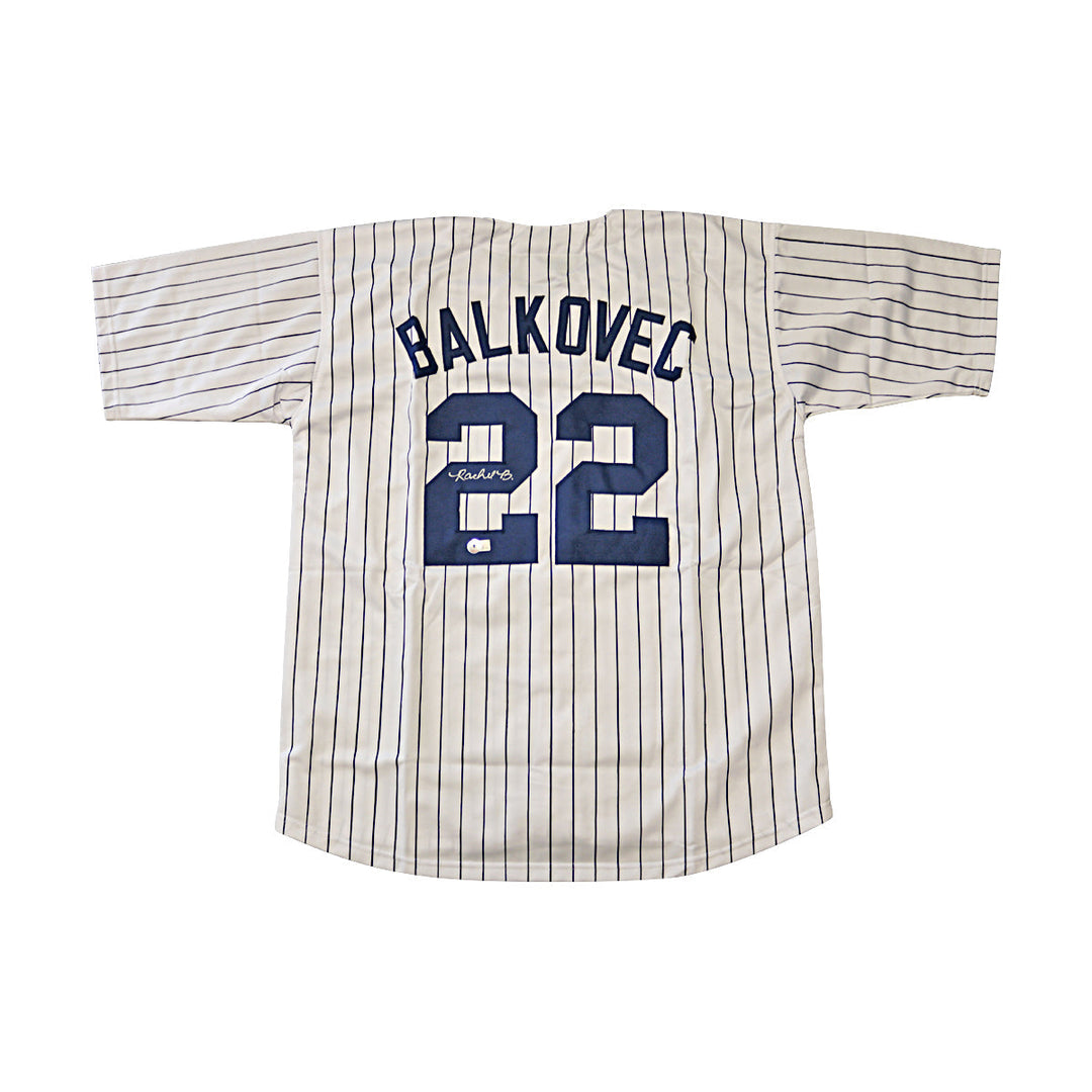 Rachel Balkovec New York Yankees Autographed Signed Pro-Style Home Jersey (Beckett Holo #W315885)