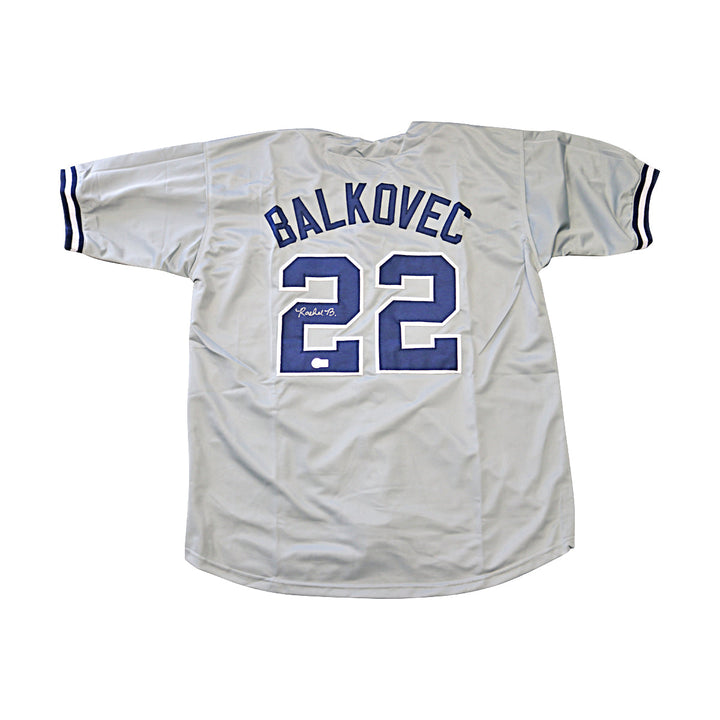 Rachel Balkovec New York Yankees Autographed Signed Pro-Style Gray Jersey (Beckett Holo #W315971)